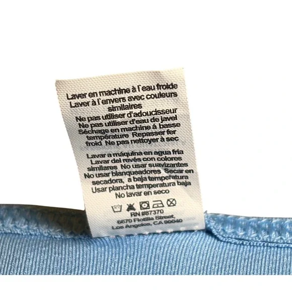 ALO YOGA Blue Racerback Basic Tank Top Athletic Workout Womens 3XL Athleisure - Picture 8 of 8